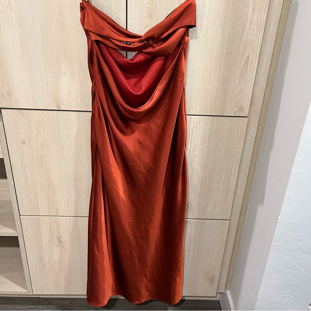 Anthropologie Satin Dress